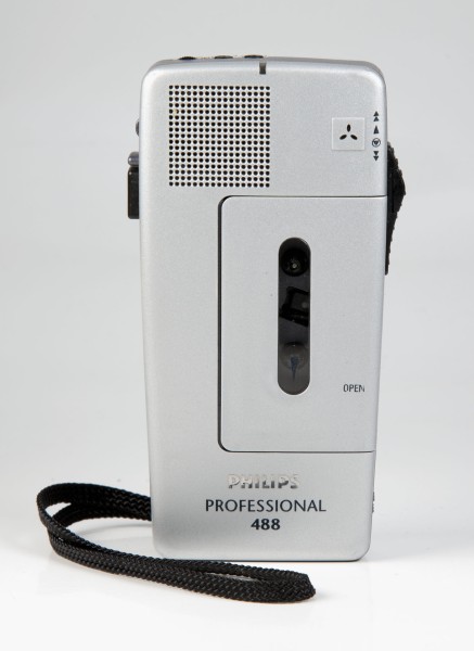 Philips Pocket Memo 488 Mini-Kassetten-Diktiergerät in silber