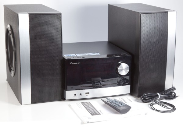 Pioneer X-PM12 Micro Hifi Anlage (CD, MP3/WMA, FM Radio, Bluetooth), schwarz