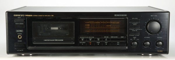 Onkyo TA-2850 Stereo Kassettendeck in schwarz
