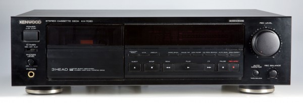 Kenwood KX-7030 3 Head Kassettendeck in schwarz