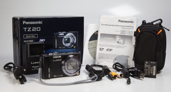 Panasonic Lumix DMC-TZ20EG-K Digitalkamera (14 Megapixel, 16-Fach Opt. Zoom, 7,5 cm (3 Zoll) Display