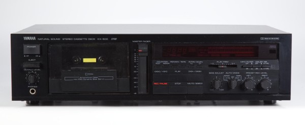 Yamaha KX-500 Kassettendeck in schwarz