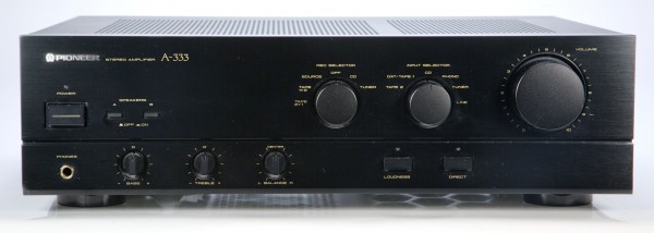 Pioneer A-333 Stereo Verstärker in schwarz