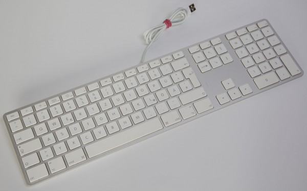 Apple Tastatur (deutsches Tastaturlayout, QWERTZ)