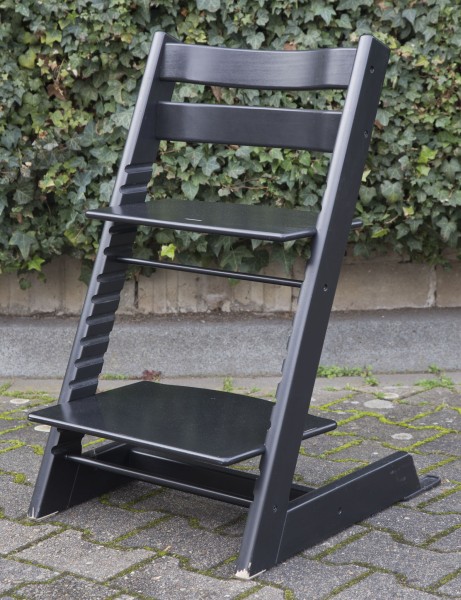 Stokke Tripp Trapp - Kinderstuhl/Hochstuhl in schwarz