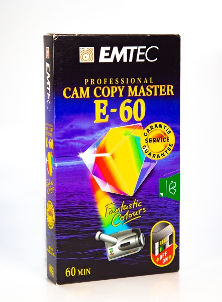 Emtec E-60 Chrome VHS Videokassette