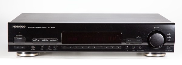 Kenwood KT-6040 AM/FM Stereo Tuner in schwarz