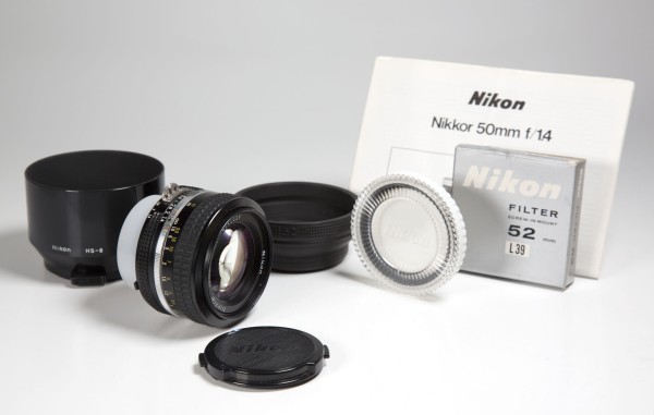 Nikon Nikkor 50 mm f/1.4 Objektiv Ai F-Mount
