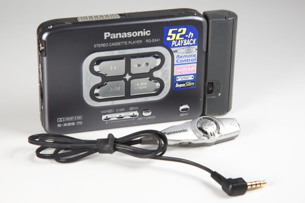 Panasonic RQ-SX41 tragbarer Kassettenspieler in schwarz