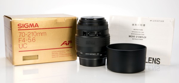 Sigma 70-210 mm F4-5.6 UC AF Tele Zoom Objektiv für Canon