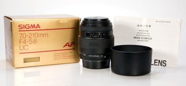 Sigma 70-210 mm F4-5.6 UC AF Tele Zoom Objektiv für Canon