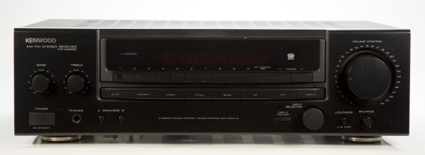 Kenwood KR-A4060 Stereo AM-FM Receiver in schwarz