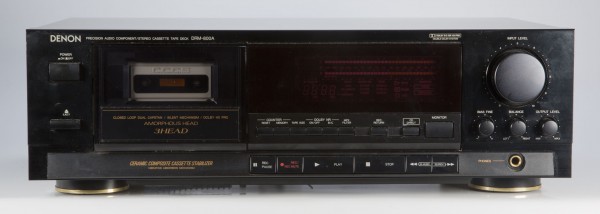 Denon DRM-800A High End Kassettendeck in schwarz
