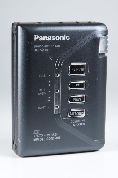 Panasonic RQ-NX10 tragbarer Kassettenspieler in schwarz