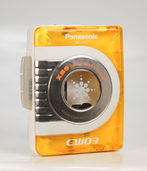 Panasonic RQ-CW03 tragbarer Kassettenspieler in gelb