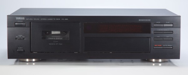 Yamaha KX-480 Kassettendeck in schwarz