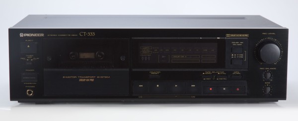 Pioneer CT-333 Stereo Kassettendeck in schwarz