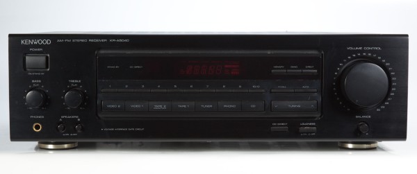 Kenwood KR-A 5040 Stereo AM-FM Receiver in schwarz